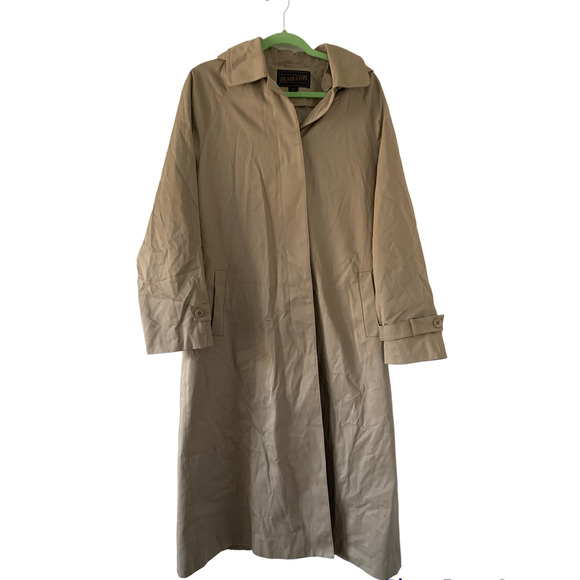 Pendleton Jackets & Blazers - Pendleton Hooded Trench Beige Long Women's Jacket Size 14